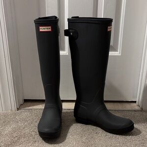 Hunter Classic Grey Knee-High Boots